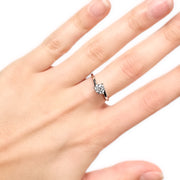 18ct White Gold Solitaire Diamond Ring