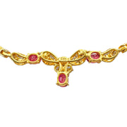 20ct Ruby & Diamond Necklet