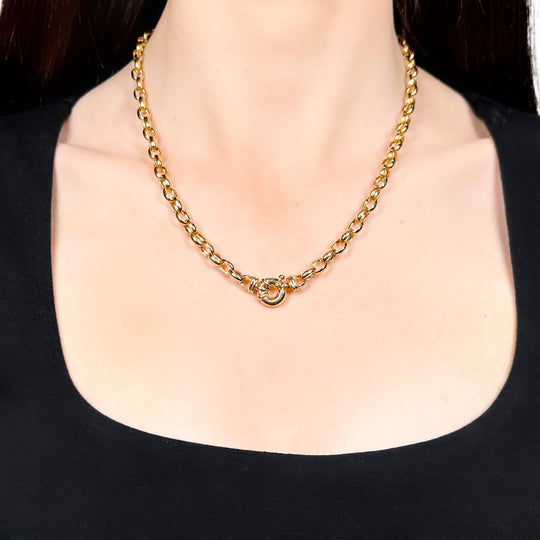 9ct Yellow Gold Belcher Chain
