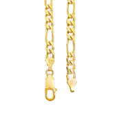 9ct Yellow Gold Long Short Curb Chain, 50cm