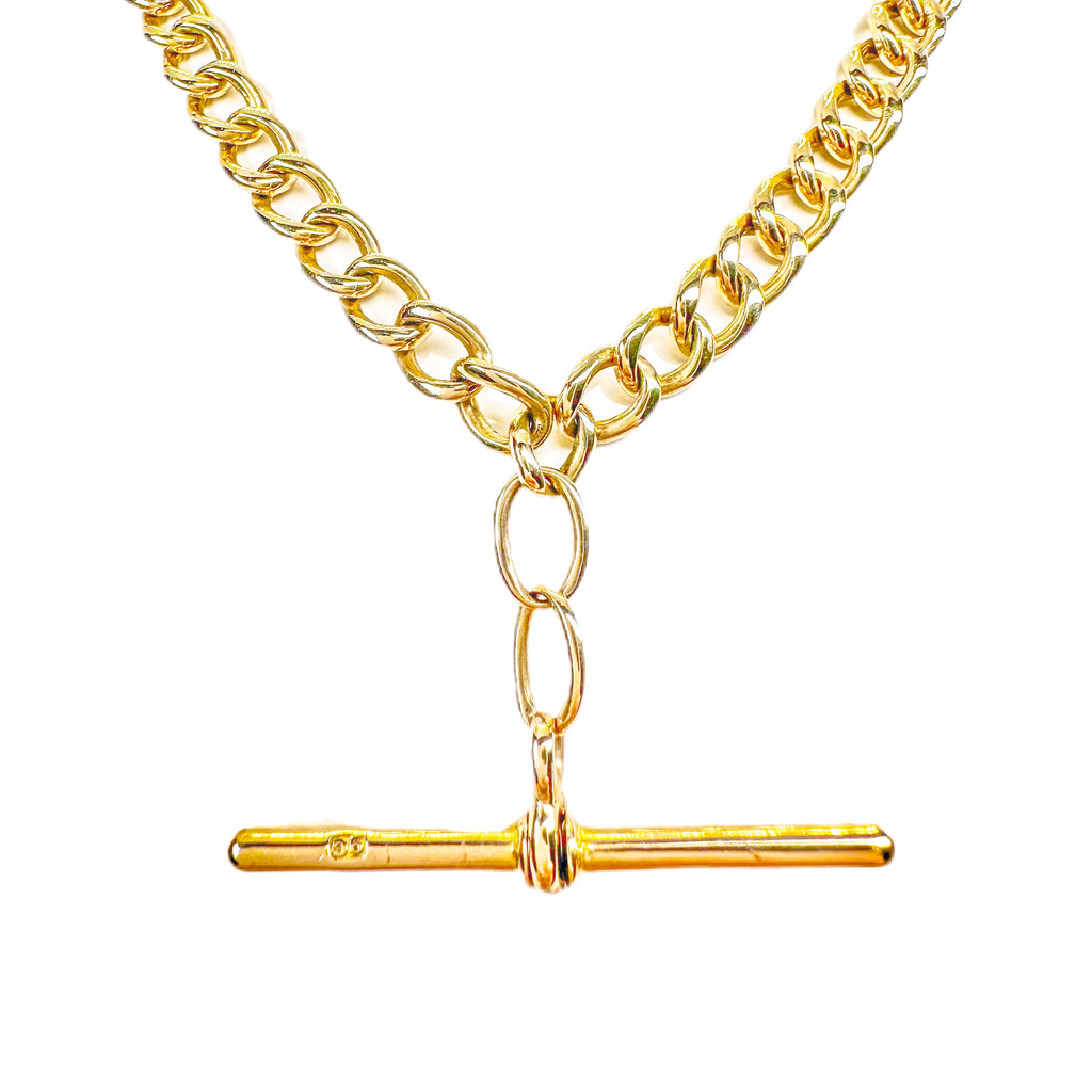 18ct Yellow Gold Fancy Link Necklet