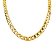 9ct Yellow Gold Curb Chain, 50cm 