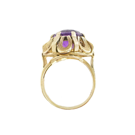 14ct Amethyst Vintage Ring