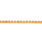 14ct Yellow Gold Diamond Tennis Bracelet