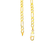 14ct Yellow Gold Long Short Curb Chain