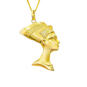 9ct Egyptian Queen Nerfertiti Pendant 