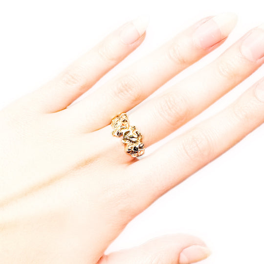 14ct Yellow Gold Nugget Ring