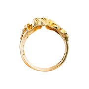 14ct Yellow Gold Nugget Ring