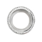 18ct White Gold Double Sided Diamond Ring