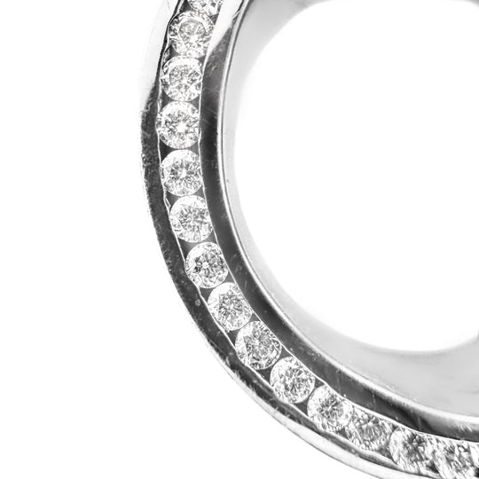 18ct White Gold Double Sided Diamond Ring