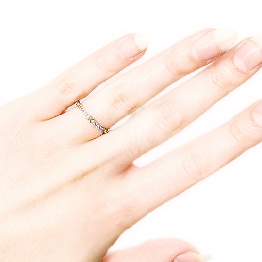 Sterling Silver Two Tone Ring