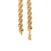 9ct Yellow Gold Fancy Twisted Link Necklace