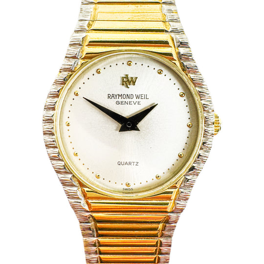 18ct Yellow Gold Raymond Weil Geneve, Quartz