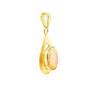 9ct Yellow Gold Opal Pendant