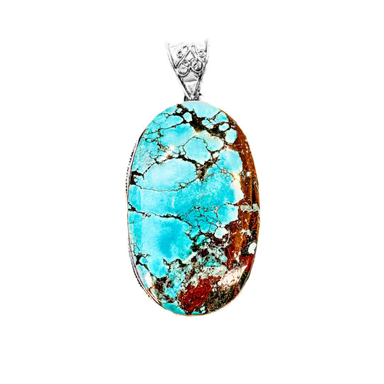 Sterling Silver Turquoise Pendant