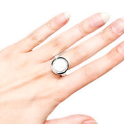 Sterling Silver Pearl Ring