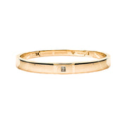 9ct Yellow Gold & Diamond Bangle