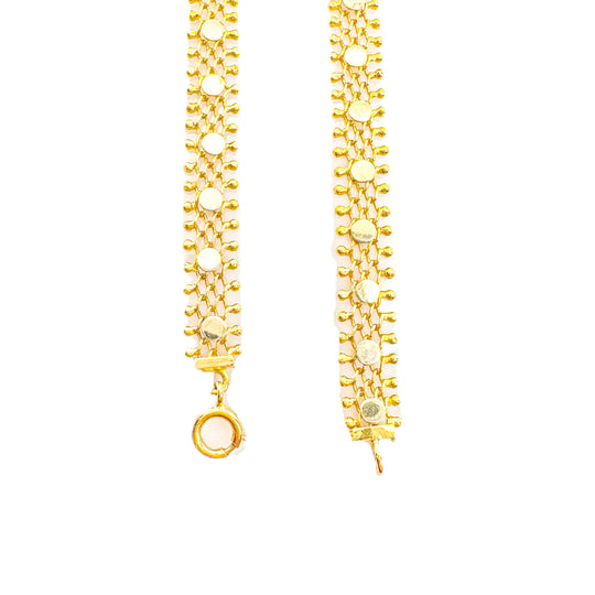 18ct Gold Fringe Necklace
