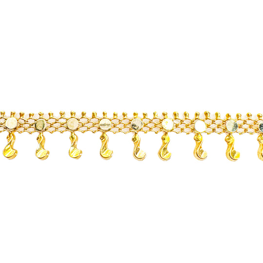 18ct Gold Fringe Necklace