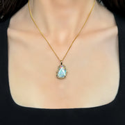 14ct Free Form Opal Pendant