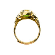24ct Yellow Gold Jade Ring