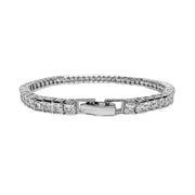 Sterling Silver Cubic Zirconia Tennis Bracelet 