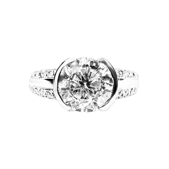 Platinum Solitaire 1.51cts Diamond Ring