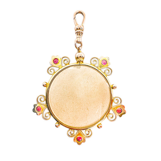 9ct Antique Victorian Locket Pendant