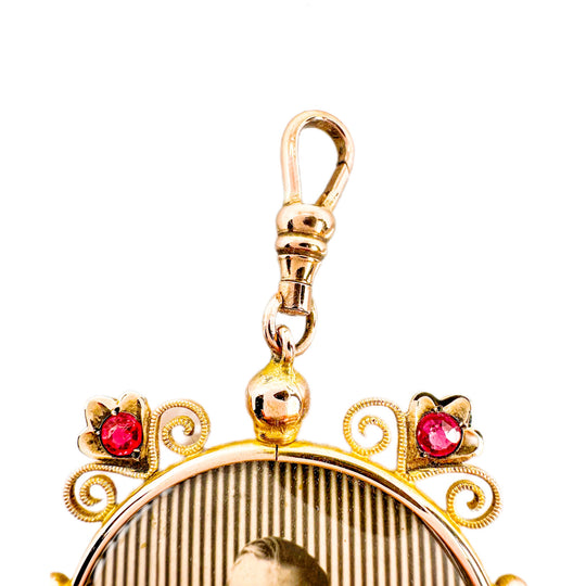 9ct Antique Victorian Locket Pendant