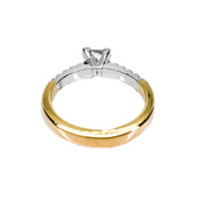18ct Yellow Gold 1.10ct Princess Diamond Ring