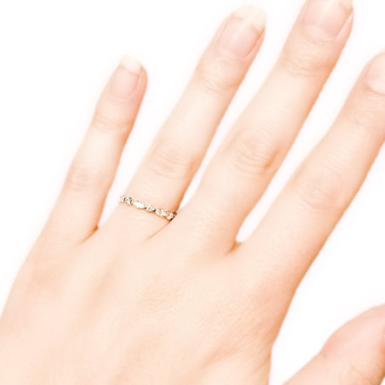 18ct White Gold Diamond Band