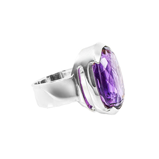Amethyst Sterling Silver Ring