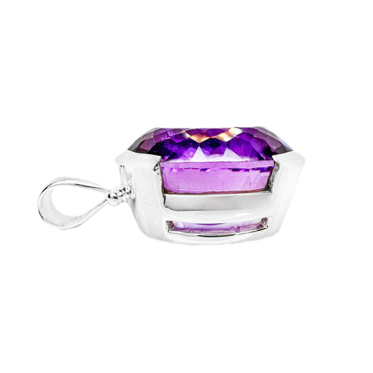 Amethyst Sterling Silver Pendant