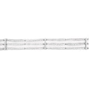 18ct Triple Row Diamond Tennis Bracelet 