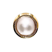 14ct Yellow Gold Mabe Pearl Ring