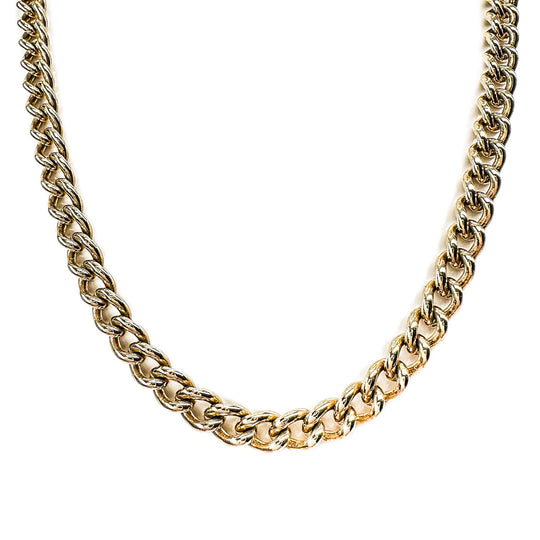 9ct Yellow Gold Curb Chain, 60cm