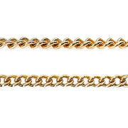 9ct Yellow Gold Curb Chain, 60cm