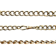 9ct Open Curb Chain Necklace