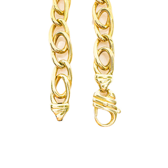 18ct Yellow Gold Curb Link Bracelet