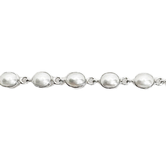 Pearl Sterling Silver Bracelet 