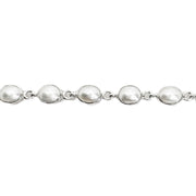 Pearl Sterling Silver Bracelet 