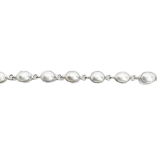 Pearl Sterling Silver Bracelet