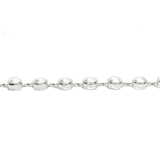 Pearl Sterling Silver Bracelet 