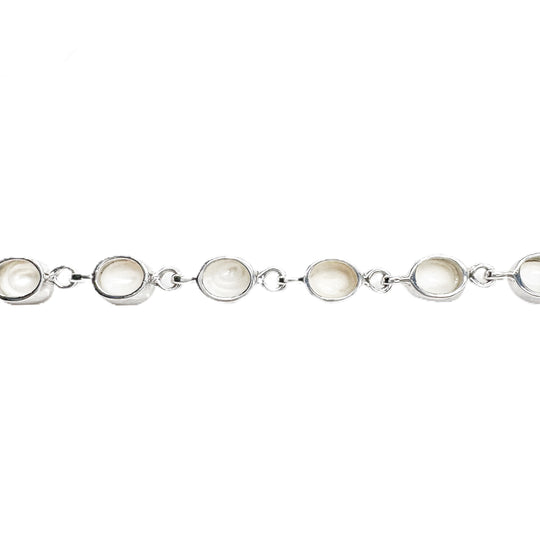 Pearl Sterling Silver Bracelet 