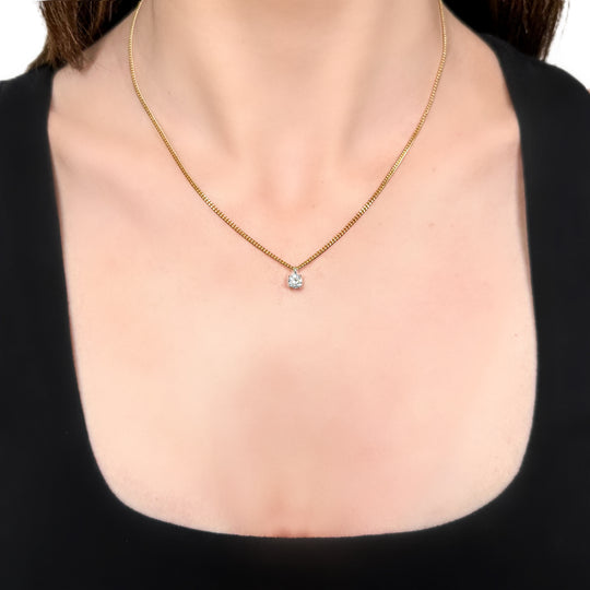 18ct Diamond Pendant, 0.27cts