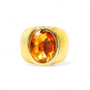 18ct Yellow Gold Citrine Ring