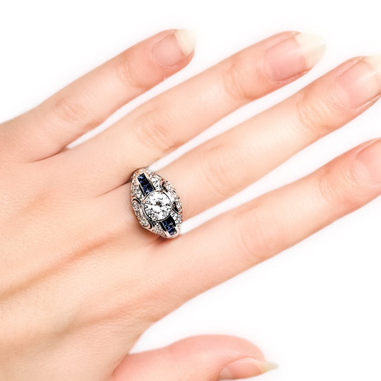 Art Deco Sterling Silver Ring