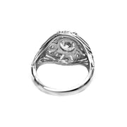 Sterling Silver Art Deco Dress Ring 