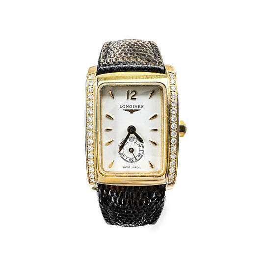 18ct Yellow Gold & Diamond Longines Watch