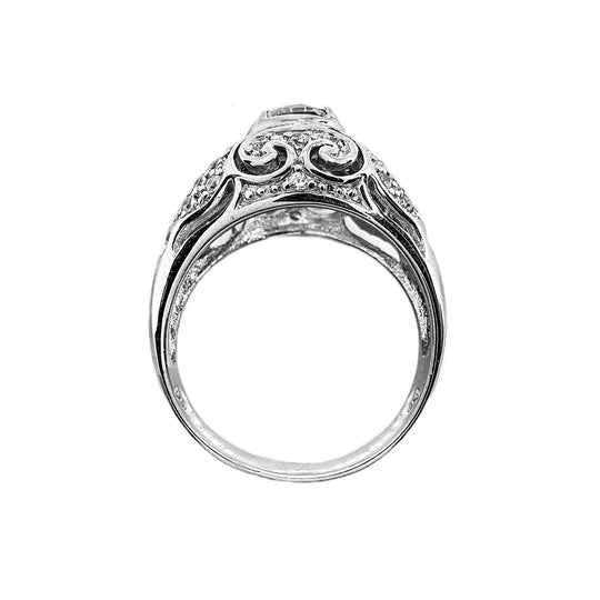 Art Deco Sterling Silver Ring